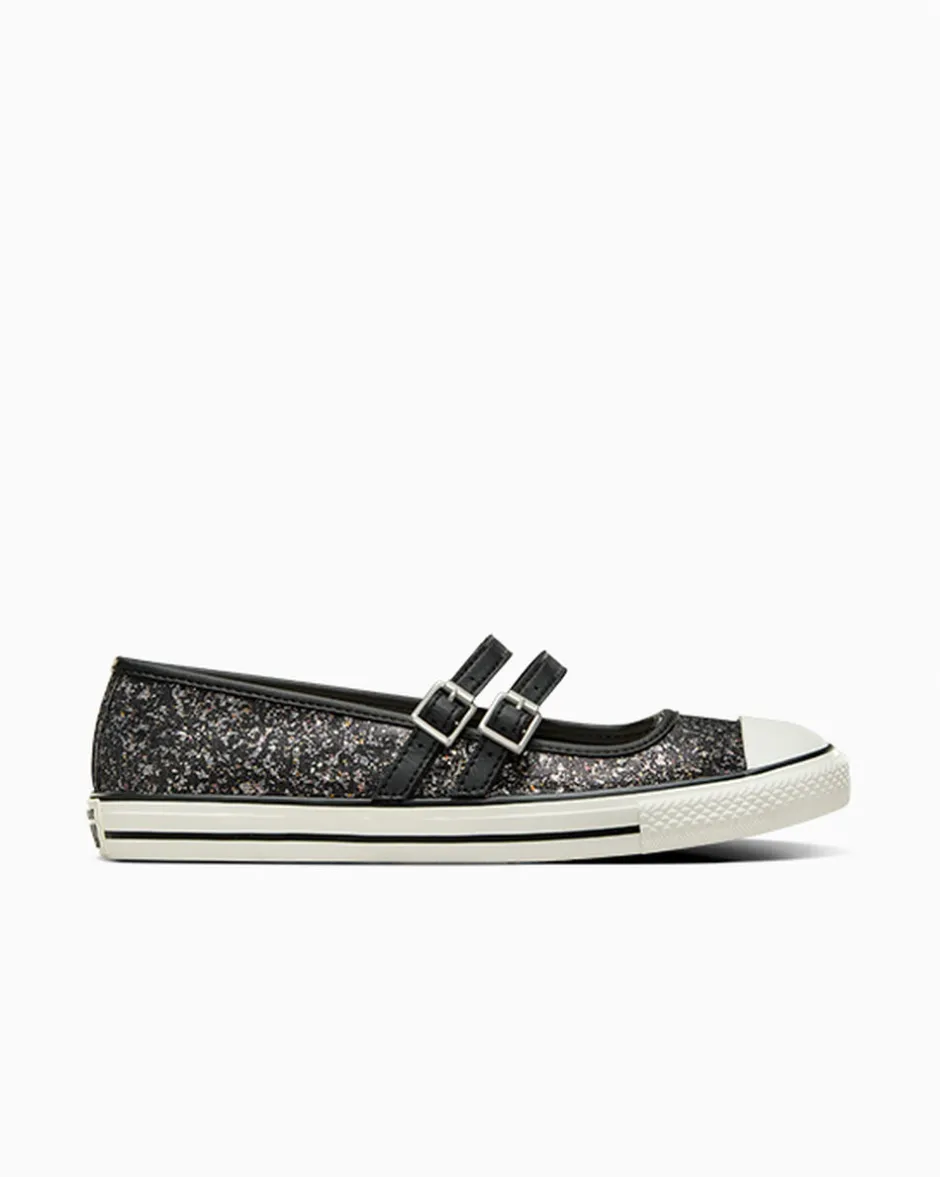 Converse Modelli Bassi<Chuck Taylor All Star Dainty Mary Jane Glitter Nero/Egret/Nero