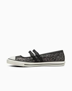 Converse Modelli Bassi<Chuck Taylor All Star Dainty Mary Jane Glitter Nero/Egret/Nero