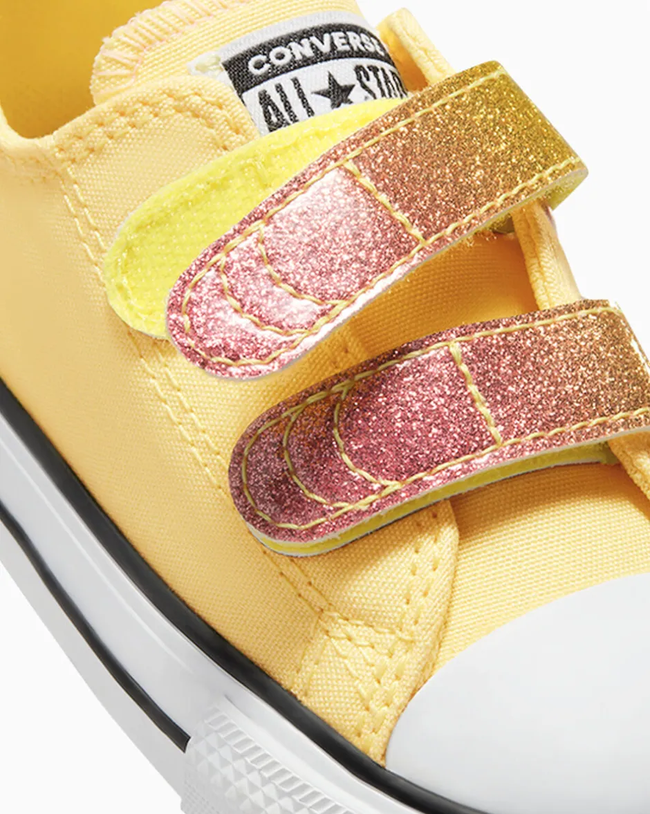 Converse Modelli Bassi|Facile Da Indossare E Togliere<Chuck Taylor All Star Easy On Citrus Glitz Bianco burro/Donut Glaze/Bianco