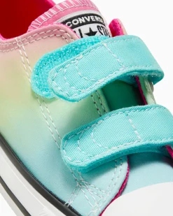 Converse Modelli Bassi|Facile Da Indossare E Togliere<Chuck Taylor All Star Easy On Bright Ombre Triplo ciano/Caos Fucsia