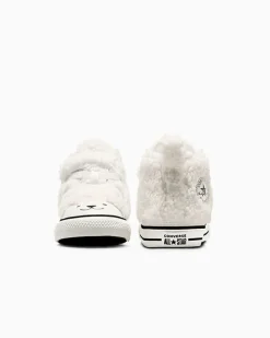 Converse Facile Da Indossare E Togliere<Chuck Taylor All Star Easy On Faux Sherpa Egret/Bianco vintage