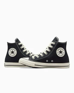 Converse Modelli Alti|Chuck Taylor All Star<Chuck Taylor All Star Embroidered Stars Eclissi totale/Egret/Nero