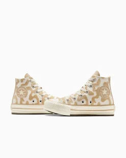 Converse Bambini (Età 4-8 Anni)|Ragazza<Chuck Taylor All Star EVA Lift Leopard Egret/Grigio caldo/Egret