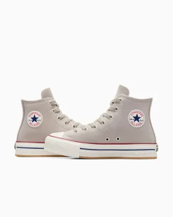 Converse Modelli Alti|Ragazzi (Età 8-12 Anni)<Chuck Taylor All Star EVA Lift Platform Suede Papiro/Egret/Blu oltremare