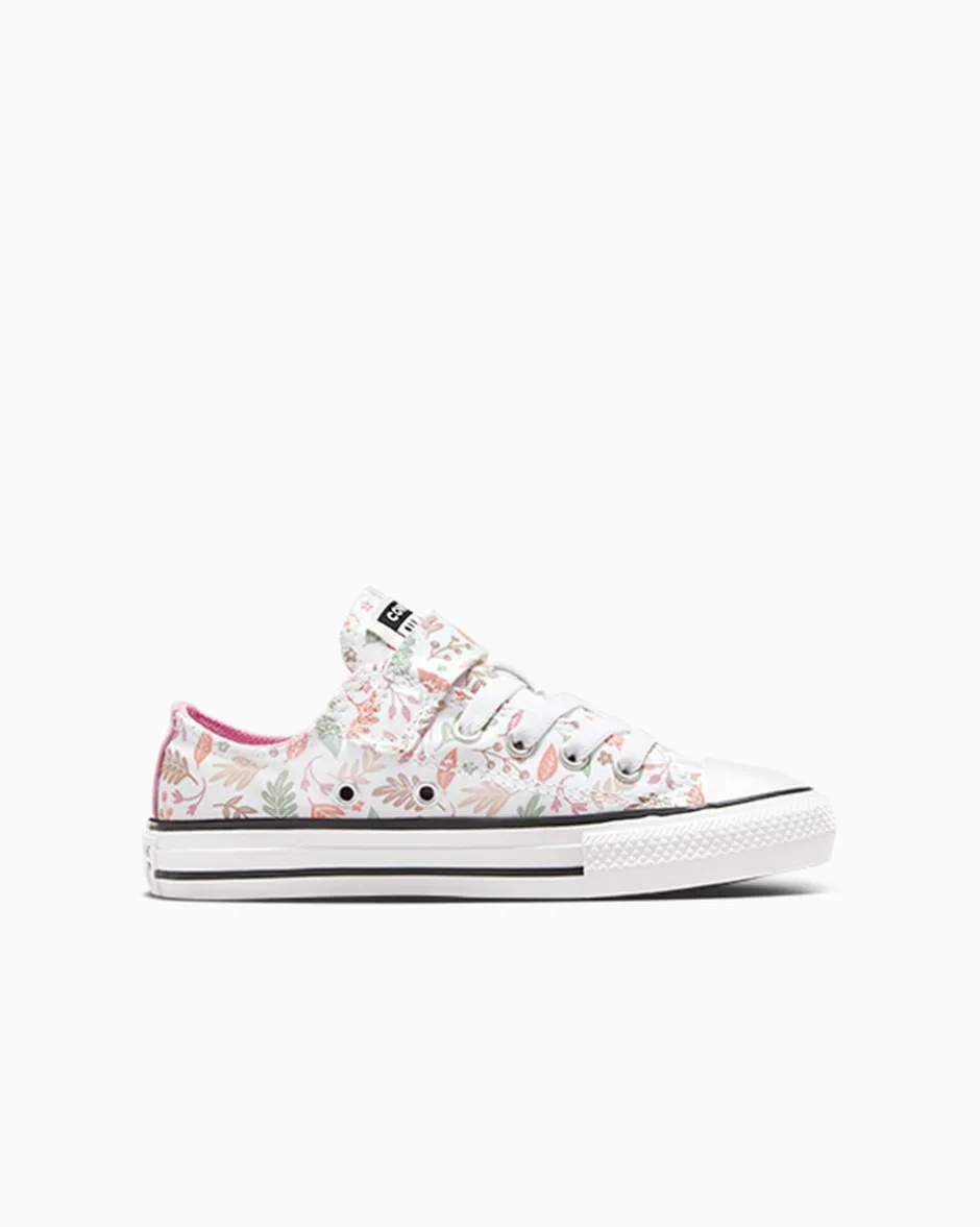 Converse Ragazza|Modelli Bassi<Chuck Taylor All Star Fall Leaves Easy-On Bianco/Loto Rosa