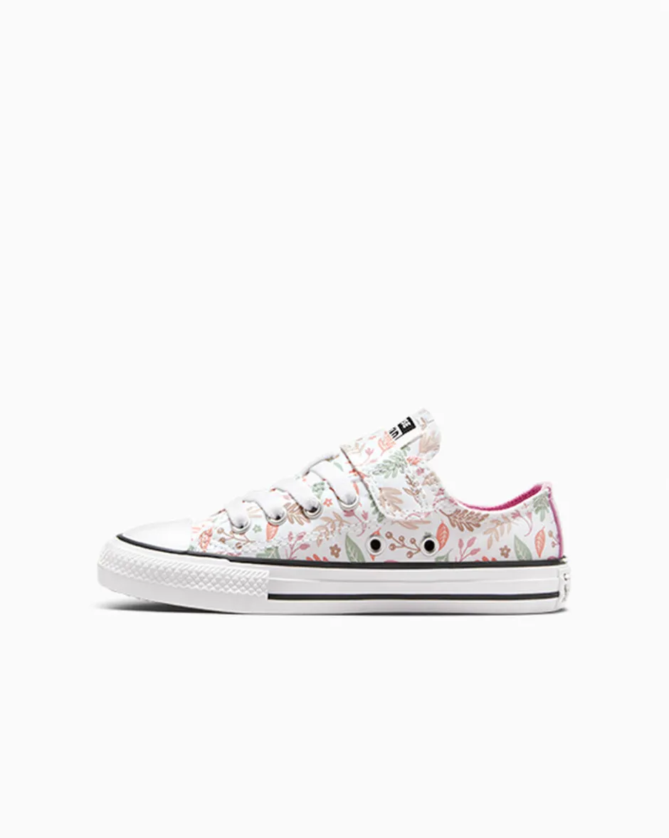 Converse Ragazza|Modelli Bassi<Chuck Taylor All Star Fall Leaves Easy-On Bianco/Loto Rosa