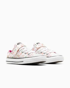 Converse Ragazza|Modelli Bassi<Chuck Taylor All Star Fall Leaves Easy-On Bianco/Loto Rosa