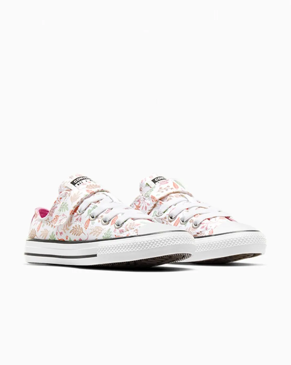 Converse Ragazza|Modelli Bassi<Chuck Taylor All Star Fall Leaves Easy-On Bianco/Loto Rosa