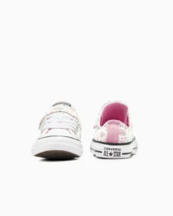 Converse Ragazza|Modelli Bassi<Chuck Taylor All Star Fall Leaves Easy-On Bianco/Loto Rosa