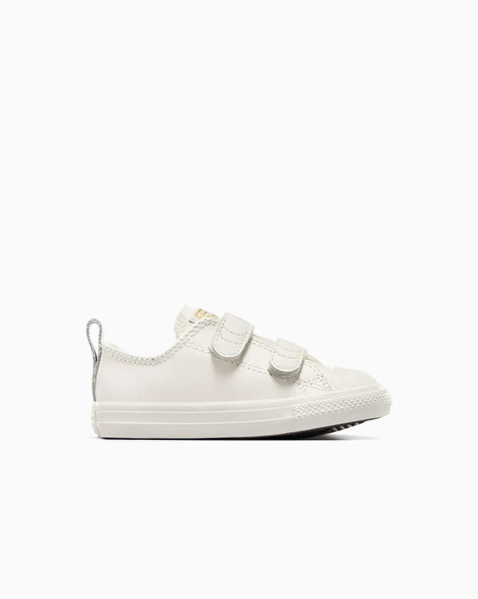 Converse Neonati E Bimbi Piccoli (Età 0-4 Anni)|Ragazza<Chuck Taylor All Star Gold Easy-On Egret/Oro chiaro metallizzato
