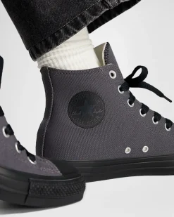Converse Modelli Alti|Modelli Alti<Chuck Taylor All Star Heavy Canvas Materia scura/Nero/Nero