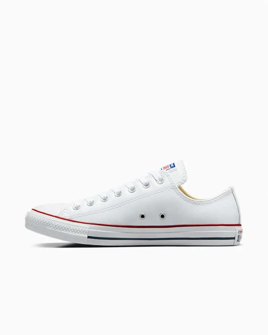 Converse Modelli Bassi|Chuck Taylor All Star<Chuck Taylor All Star Leather Bianco