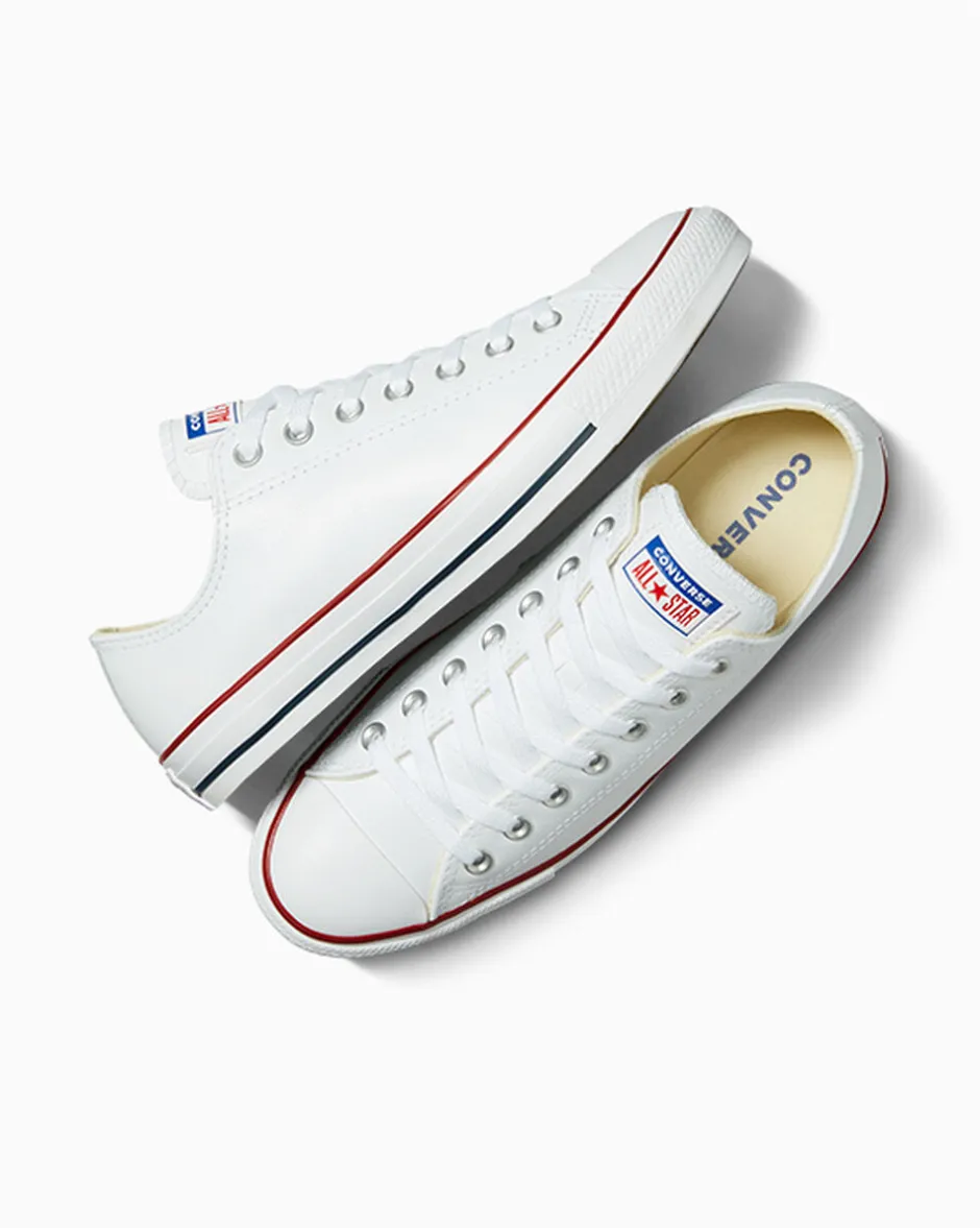 Converse Modelli Bassi|Chuck Taylor All Star<Chuck Taylor All Star Leather Bianco