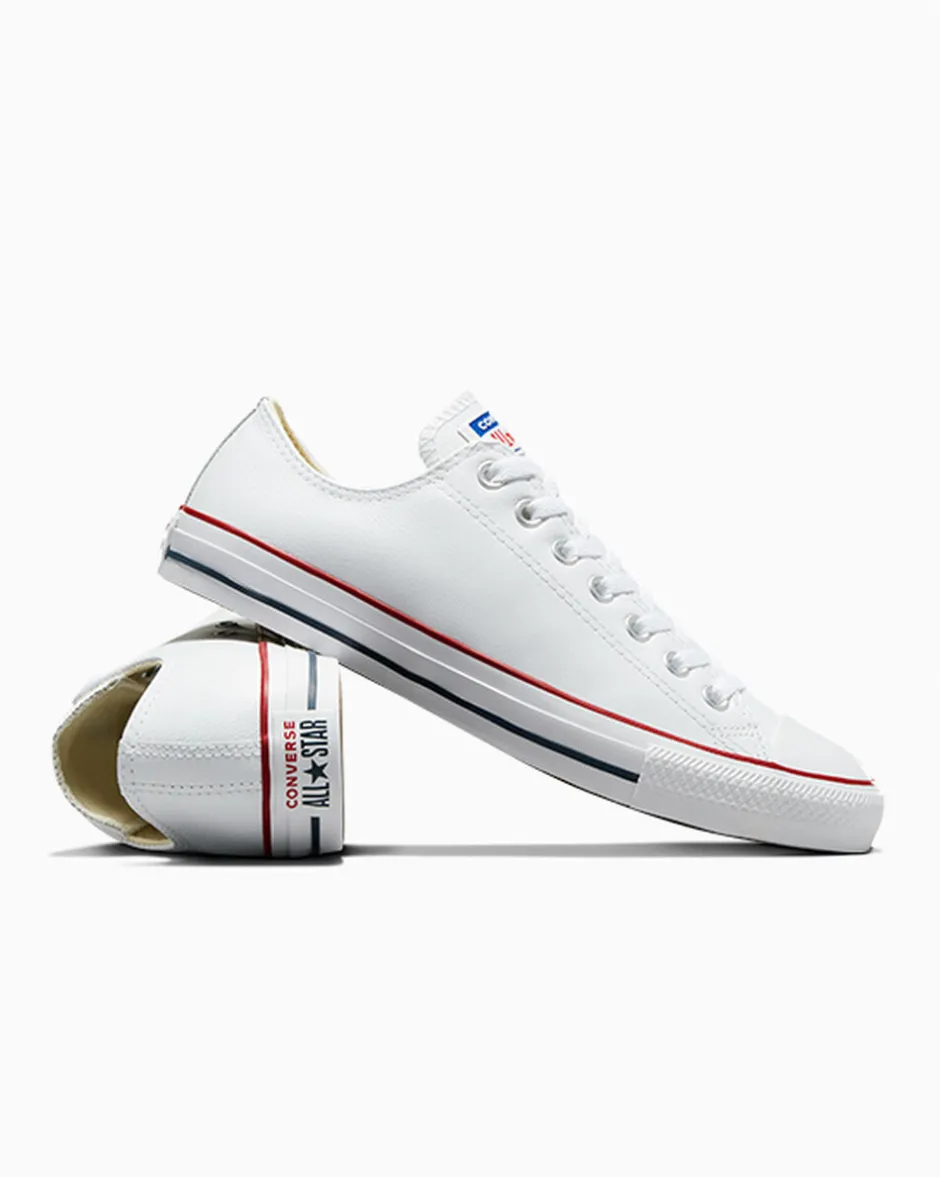 Converse Modelli Bassi|Chuck Taylor All Star<Chuck Taylor All Star Leather Bianco