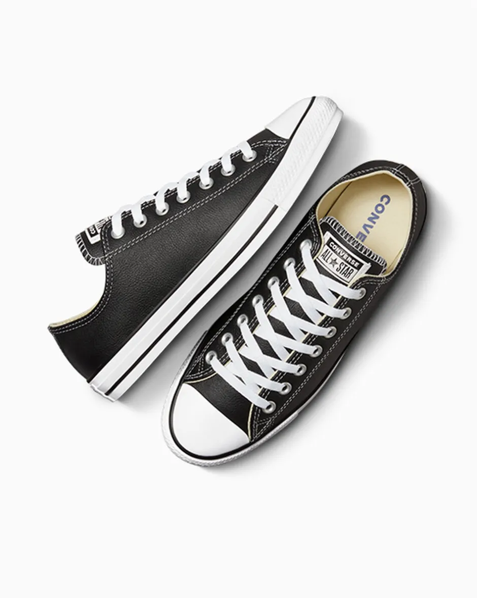 Converse Modelli Bassi|Chuck Taylor All Star<Chuck Taylor All Star Leather Nero