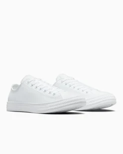 Converse Modelli Bassi|Chuck Taylor All Star<Chuck Taylor All Star Leather Bianco mono