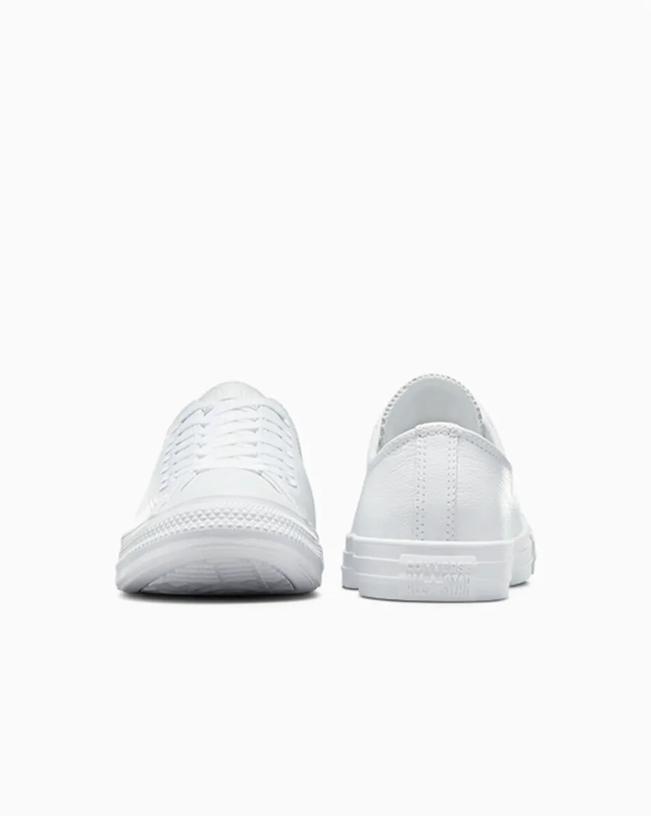 Converse Modelli Bassi|Chuck Taylor All Star<Chuck Taylor All Star Leather Bianco mono