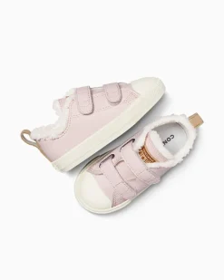 Converse Ragazza|Modelli Bassi<Chuck Taylor All Star Leather & Sherpa Easy-On Blush Hush/Egret/Grigio caldo
