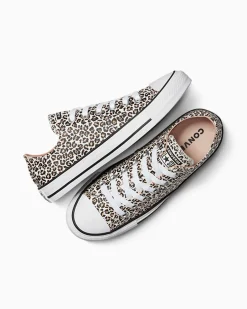 Converse Modelli Bassi|Modelli Bassi<Chuck Taylor All Star Leopard Nero/Duna costiera/Egret