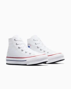Converse Ragazzi (Età 8-12 Anni)|Ragazzo<Chuck Taylor All Star Lift Platform Bianco/Granato/Navy