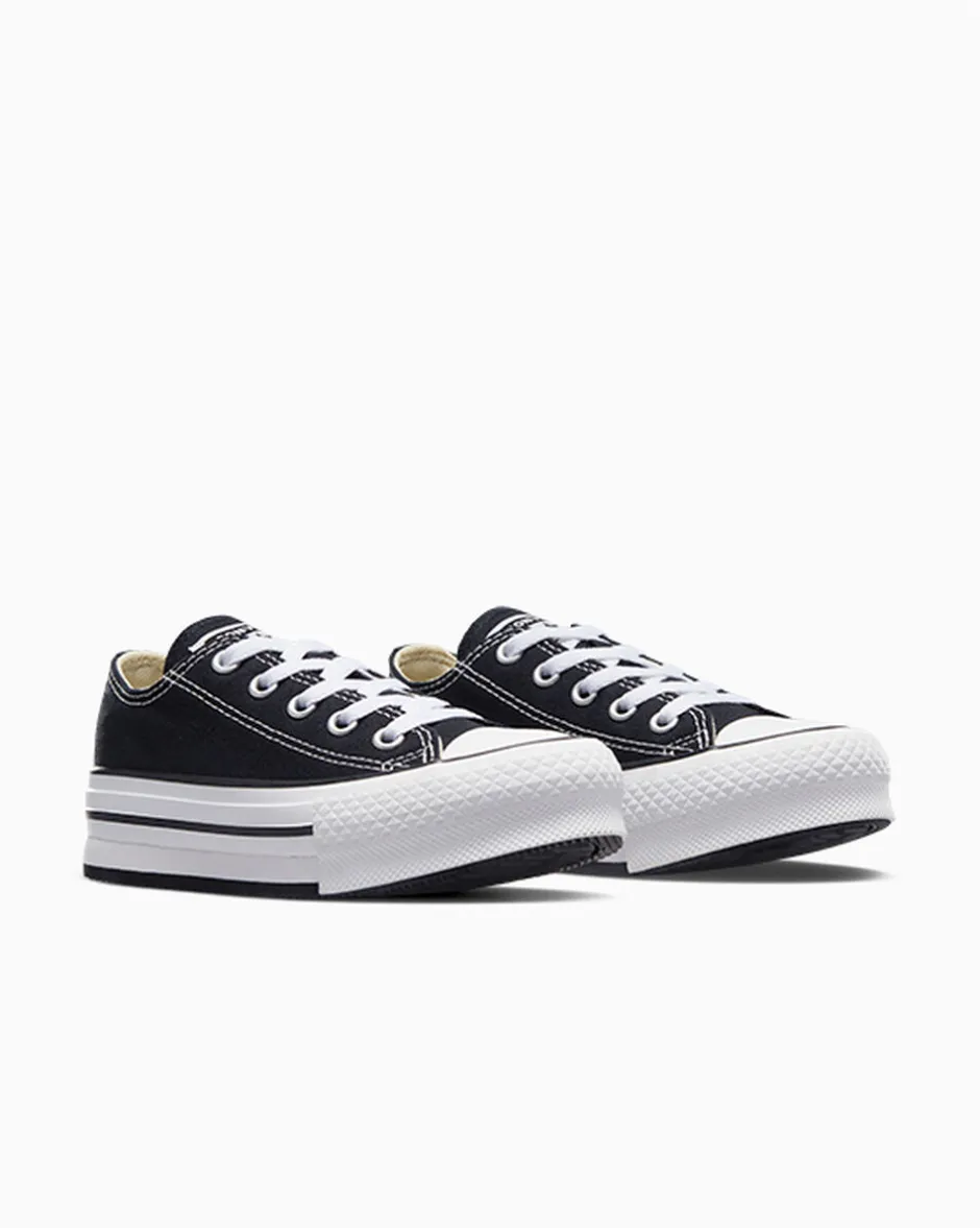 Converse Bambini (Età 4-8 Anni)|Ragazzi (Età 8-12 Anni)<Chuck Taylor All Star Lift Platform Nero/Bianco/Nero