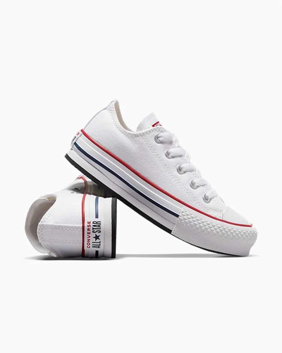 Converse Bambini (Età 4-8 Anni)|Ragazzi (Età 8-12 Anni)<Chuck Taylor All Star Lift Platform Bianco/Granato/Navy