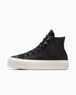 Converse Modelli Alti|Modelli Bassi<Chuck Taylor All Star Lift Platform Water Repellent Leather blank canvas