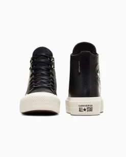Converse Modelli Alti|Modelli Bassi<Chuck Taylor All Star Lift Platform Water Repellent Leather blank canvas