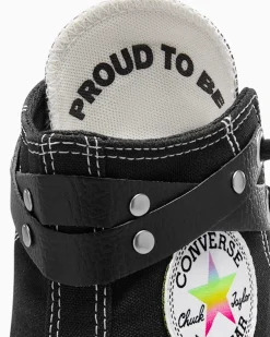 Converse Modelli Alti|Modelli Con Platform<Chuck Taylor All Star Lift Platform Pride Nero/Bianco/Fucsia caos