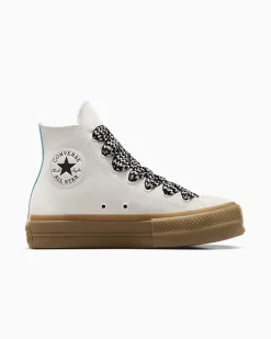 Converse Modelli Alti|Modelli Bassi<Chuck Taylor All Star Lift Platform Suede black croc