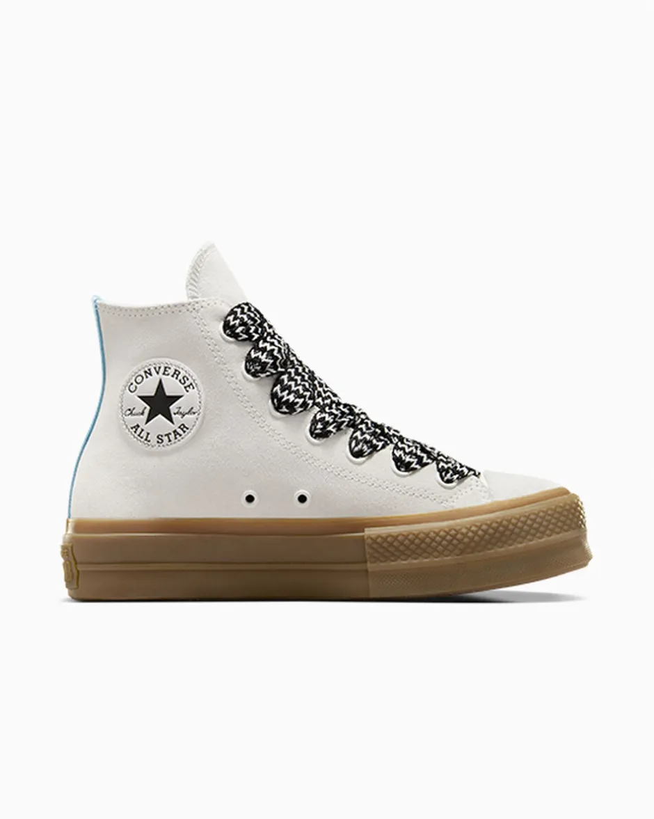 Converse Modelli Alti|Modelli Bassi<Chuck Taylor All Star Lift Platform Suede black croc