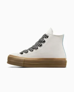 Converse Modelli Alti|Modelli Bassi<Chuck Taylor All Star Lift Platform Suede black croc
