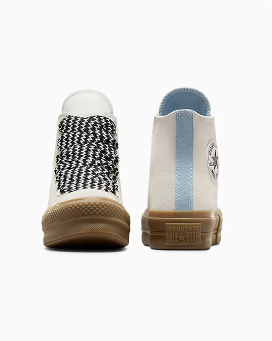 Converse Modelli Alti|Modelli Bassi<Chuck Taylor All Star Lift Platform Suede black croc