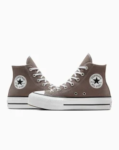 Converse Modelli Alti|Modelli Con Platform<Chuck Taylor All Star Lift Platform Pure Pumice/White/Black