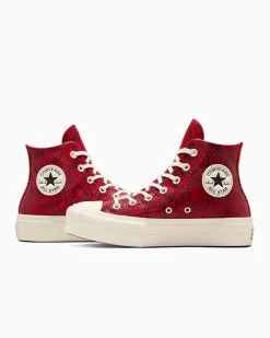 Converse Modelli Alti|Modelli Bassi<Chuck Taylor All Star Lift Platform Snakeskin Print leopard
