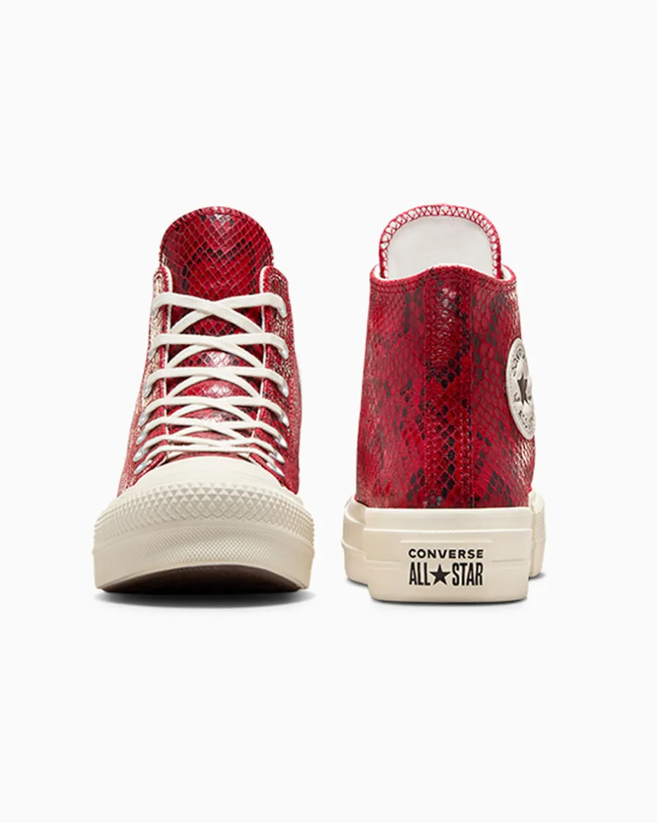 Converse Modelli Alti|Modelli Bassi<Chuck Taylor All Star Lift Platform Snakeskin Print leopard