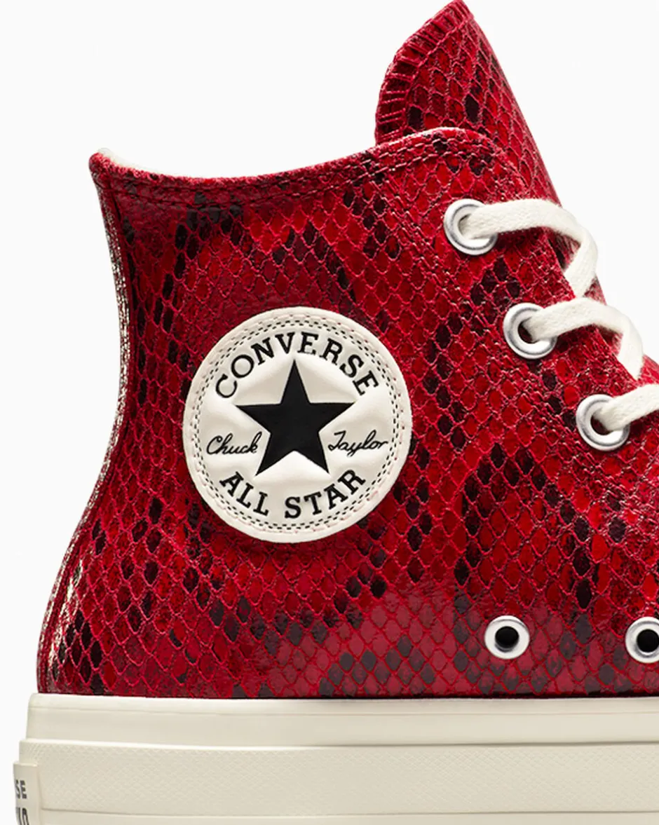 Converse Modelli Alti|Modelli Bassi<Chuck Taylor All Star Lift Platform Snakeskin Print leopard