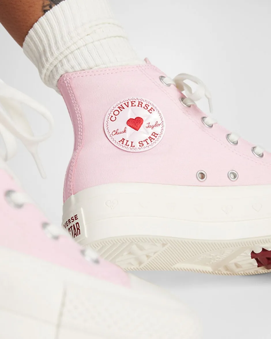 Converse Modelli Alti|Modelli Con Platform<Chuck Taylor All Star Lift Platform Valentine's Day Sugar Berry/Egret/Sugar Berry