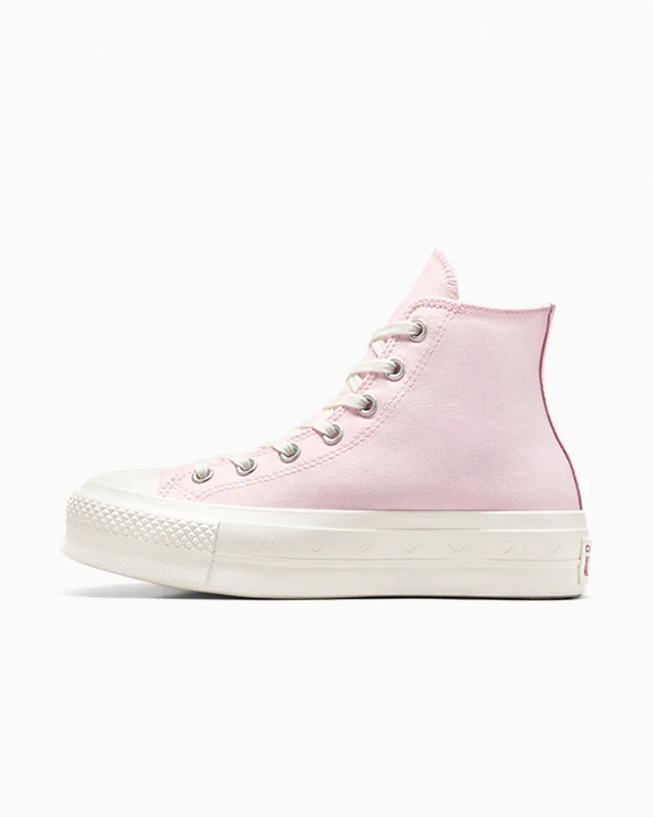 Converse Modelli Alti|Modelli Con Platform<Chuck Taylor All Star Lift Platform Valentine's Day Sugar Berry/Egret/Sugar Berry