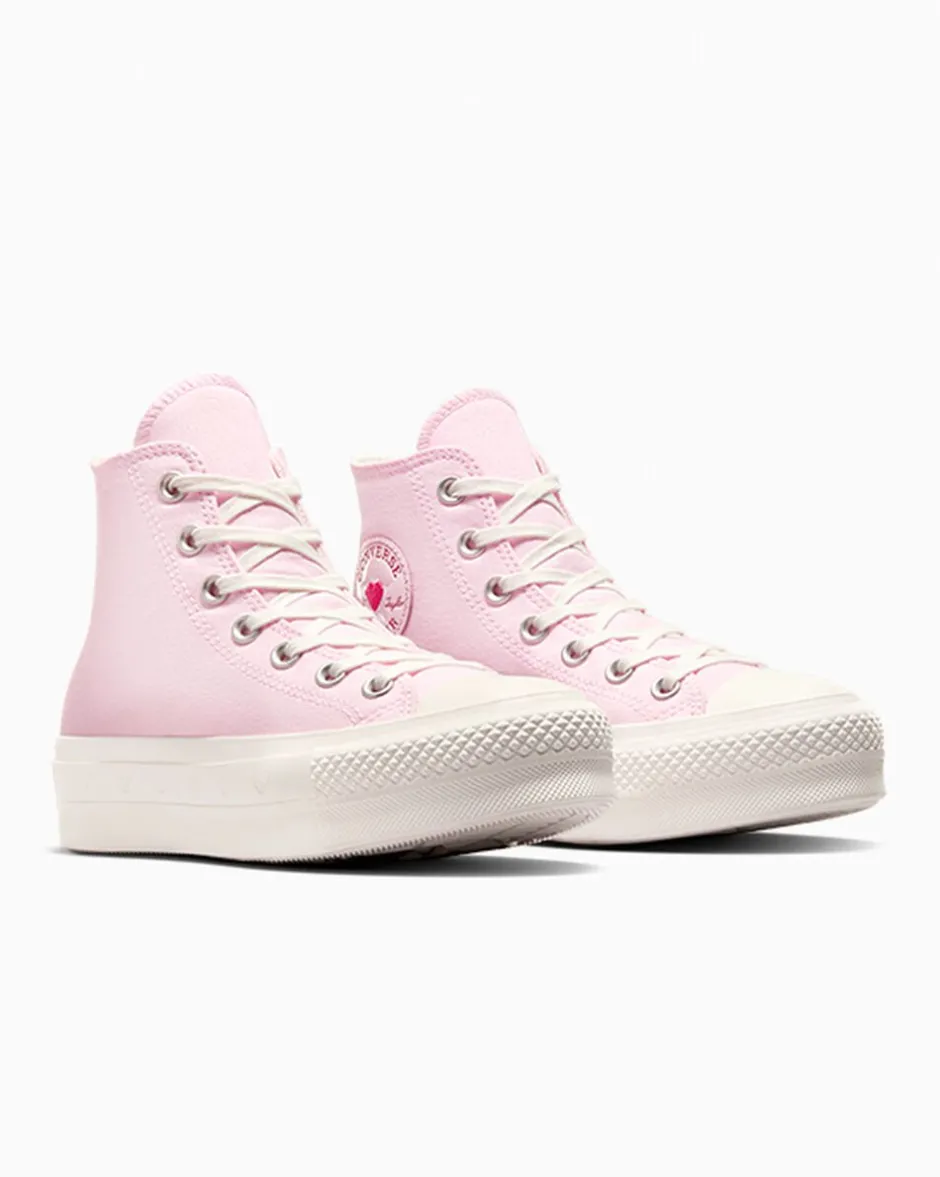 Converse Modelli Alti|Modelli Con Platform<Chuck Taylor All Star Lift Platform Valentine's Day Sugar Berry/Egret/Sugar Berry