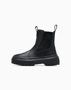 Converse Bambini (Età 4-8 Anni)|Ragazza<Chuck Taylor All Star Lugged Chelsea Boot Nero/Nero/Nero