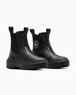 Converse Bambini (Età 4-8 Anni)|Ragazza<Chuck Taylor All Star Lugged Chelsea Boot Nero/Nero/Nero