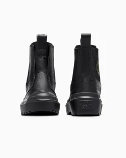 Converse Bambini (Età 4-8 Anni)|Ragazza<Chuck Taylor All Star Lugged Chelsea Boot Nero/Nero/Nero