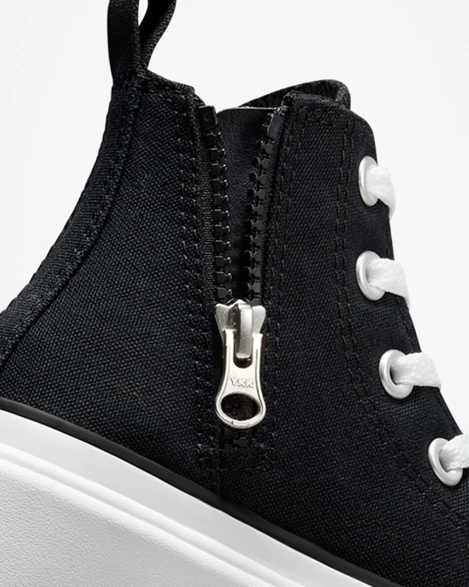 Converse Platform|Ragazzi (Età 8-12 Anni)<Chuck Taylor All Star Lugged Lift Platform Canvas Nero/Nero/Bianco