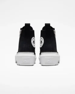 Converse Platform|Ragazzi (Età 8-12 Anni)<Chuck Taylor All Star Lugged Lift Platform Canvas Nero/Nero/Bianco