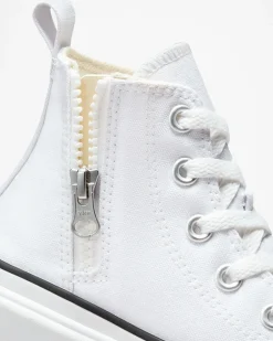 Converse Ragazzi (Età 8-12 Anni)|Guida Alle Misure Per Bambini<Chuck Taylor All Star Lugged Lift Platform Canvas Bianco/Bianco/Nero