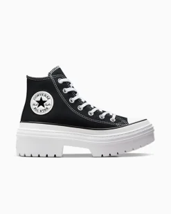 Converse Modelli Alti|Modelli Con Platform<Chuck Taylor All Star Lugged Heel Platform Nero/Bianco/Egret