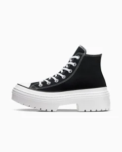 Converse Modelli Alti|Modelli Con Platform<Chuck Taylor All Star Lugged Heel Platform Nero/Bianco/Egret