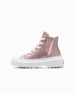 Converse Stivali|Ragazza<Chuck Taylor All Star Lugged Glitter Blush Hush/Bianco/Blush Hush