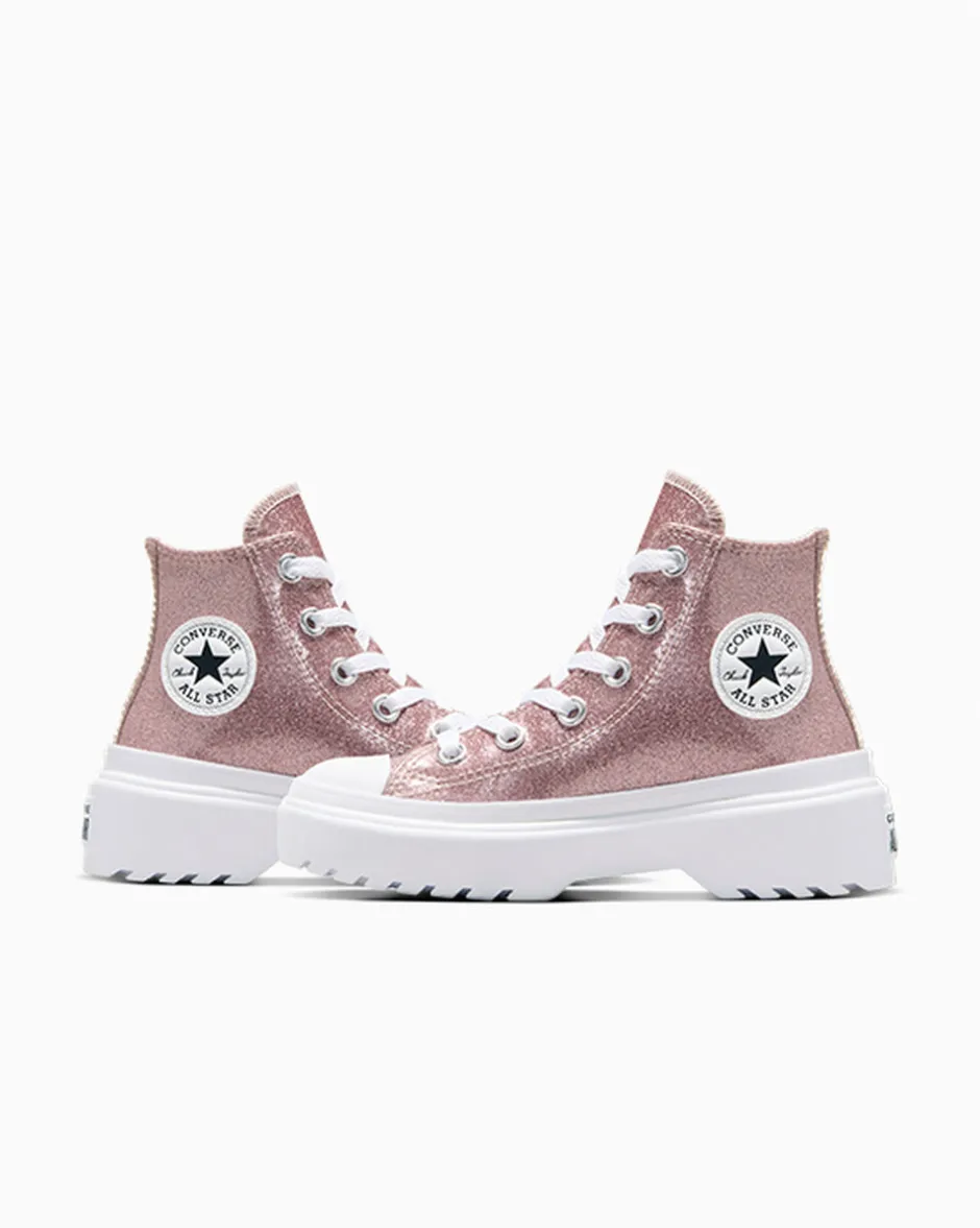 Converse Stivali|Ragazza<Chuck Taylor All Star Lugged Glitter Blush Hush/Bianco/Blush Hush